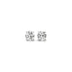 1 cttw IGI Lab Grown Round Diamond Stud Earrings in 14K White Gold G/VS2