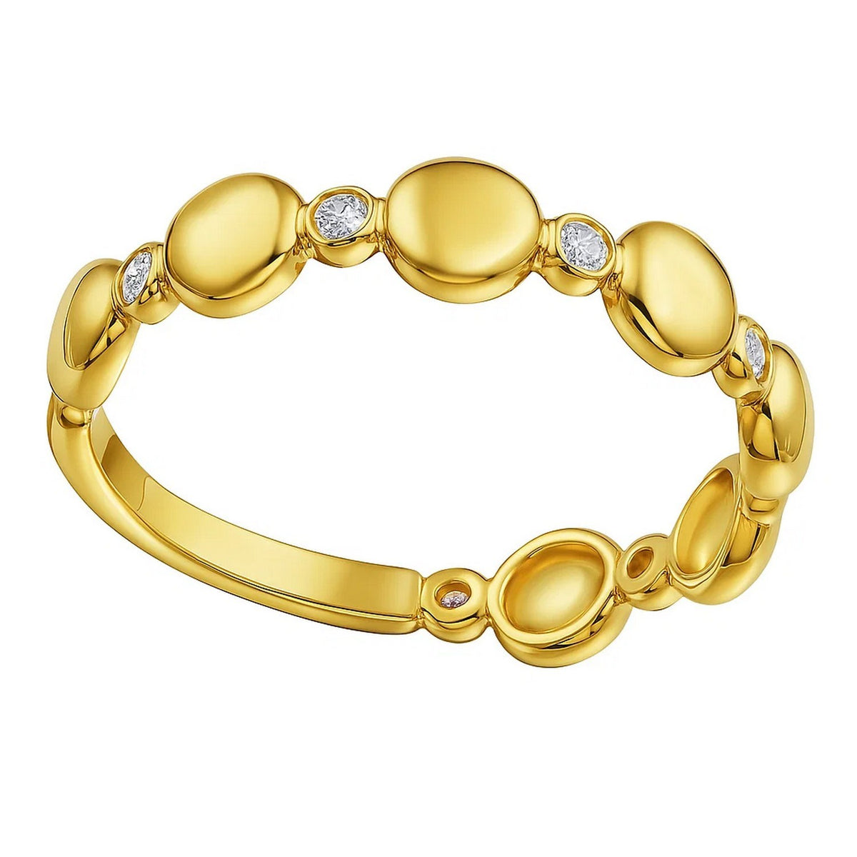 Textured Rope Ring in 14K Yellow Gold (4.00 mm)