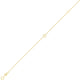 Mini Initial D Bracelet in 14K Yellow Gold