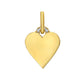 Polished Heart Charm Pendant in 14K Yellow Gold