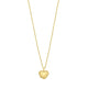 Heart Locket Necklace in Gold-Plated Sterling Silver