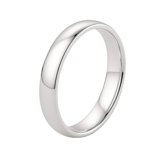 Comfort Fit Wedding Band in 14K White Gold (4.00 mm)
