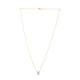 MOP Evil Eye Necklace in 14K Yellow Gold