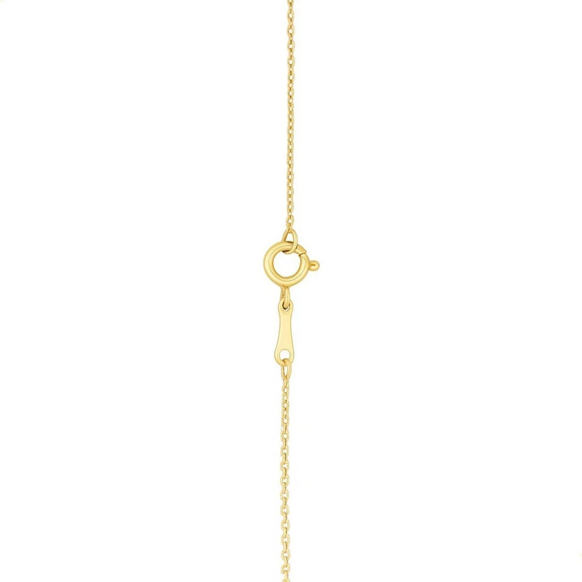MOP Evil Eye Necklace in 14K Yellow Gold