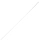 Petite Alternating Paperclip Chain in Rhodium Silver (3.15 mm)