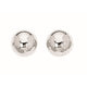 Ball Stud Earrings in Sterling Silver (8.00 mm)