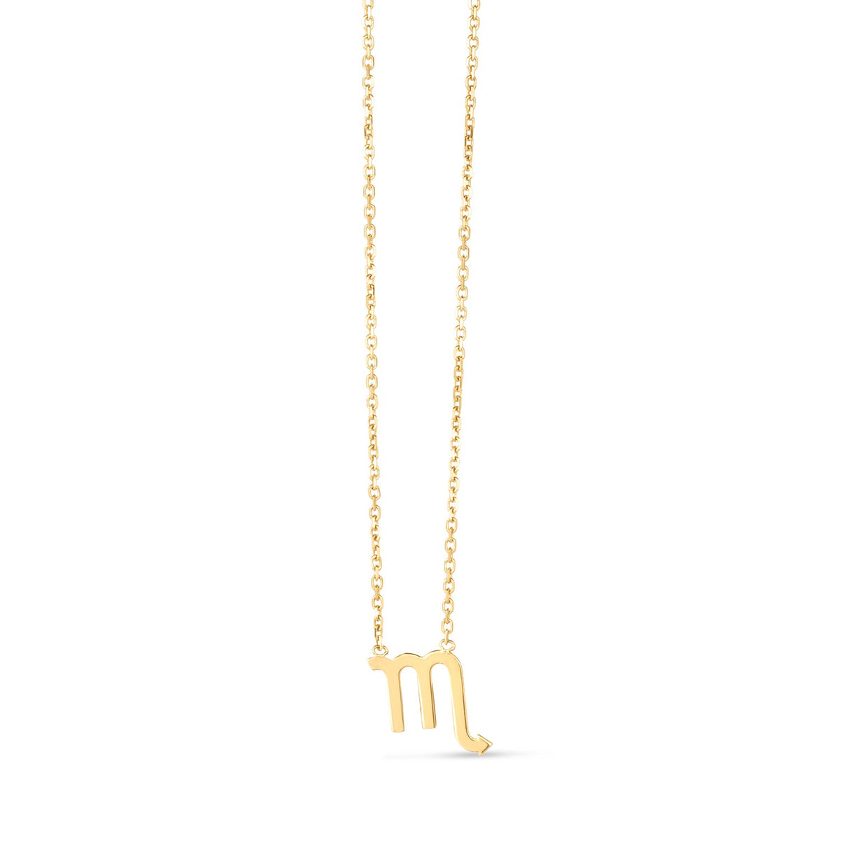 Scorpio Necklace in 14K Yellow Gold
