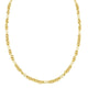 Five and One Paperclip Link Chain Necklace in 14K Yellow Gold