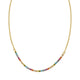 Rainbow CZ Necklace in Gold-Plated Sterling Silver
