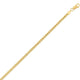 Diamond Cut Franco Chain in Yellow Gold-Plated Silver (3.80 mm)