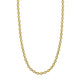Two-Tone Beaded Chain Necklace in 14K Gold