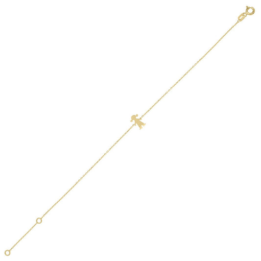 Girl Bracelet in 14K Yellow Gold