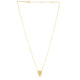 Panther Head Necklace in 14K Yellow Gold