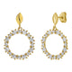 Polished Oval Hoop Earrings in 14K Yellow Gold