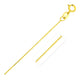 Diamond Cut Cable Link Chain in 14K Yellow Gold (0.68 mm)