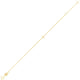 Mini Initial I Bracelet in 14K Yellow Gold