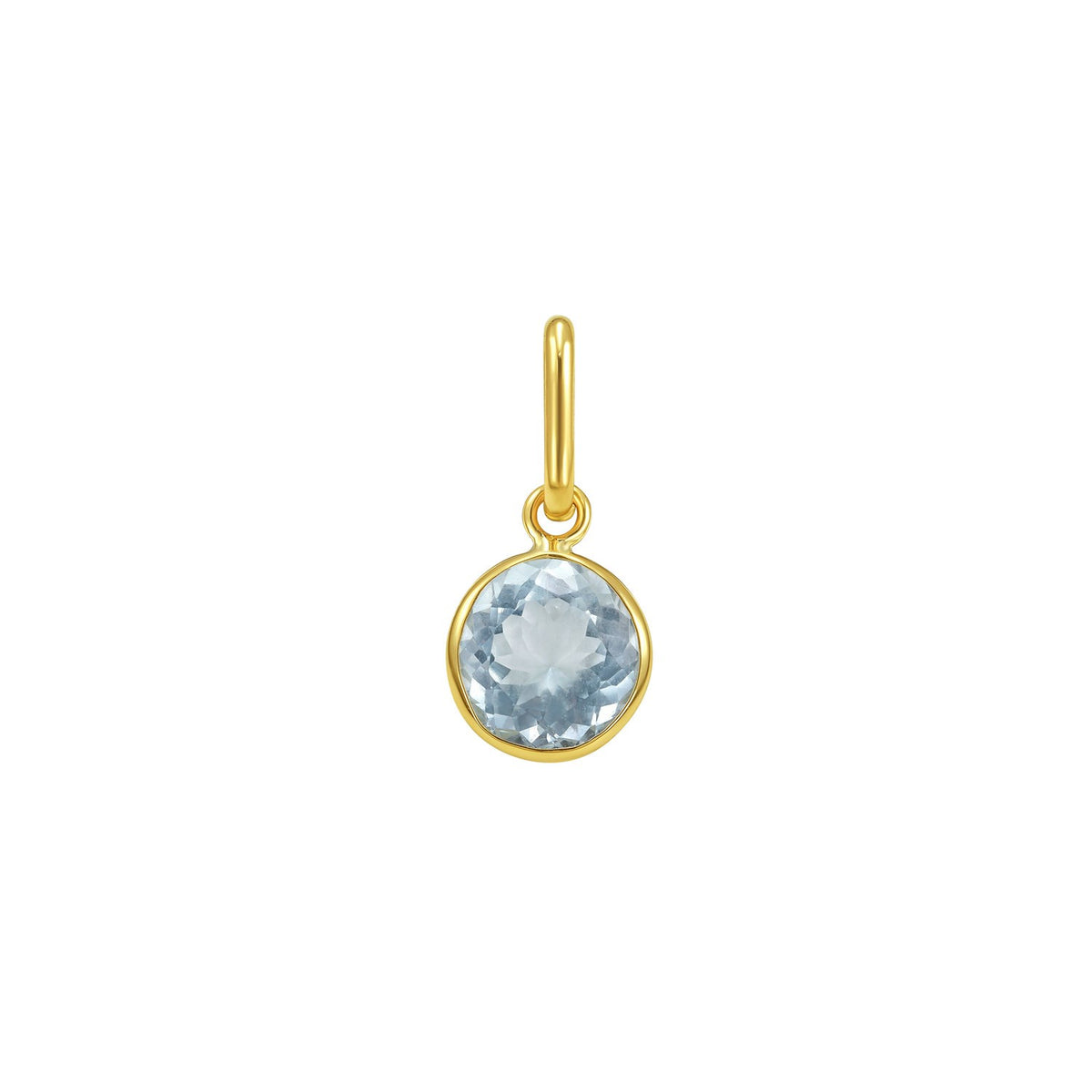 Initial Z Charm Pendant in 14K Yellow Gold