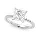 3 Carat Princess Lab Grown IGI Diamond Solitaire in 10K White Gold G/VS1