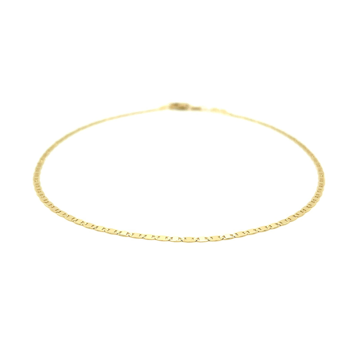 Mariner Link Anklet in 14K Yellow Gold 1.7mm