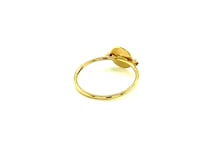 Polished Disc Ring in 14K Yellow Gold — product video