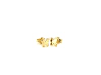 Butterfly Stud Earrings in 14K Yellow Gold (5.59 mm) — product video