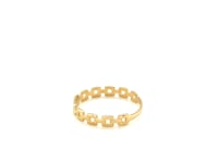 Open Chain Link Ring in 14K Yellow Gold — product video