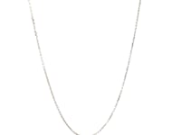 Cable Link Chain Necklace in 10K White Gold — product video