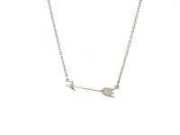 Arrow Pendant Necklace in Sterling Silver — product video