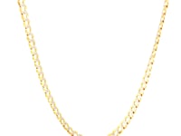 Diamond-Cut Curb Chain in 14K Two-Tone Gold (3.60 mm) — product video
