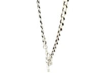 Polished Wide Link Toggle Necklace in Sterling Silver — product video
