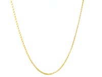 Diamond-Cut Rolo Chain Necklace in 14K Yellow Gold (1.10 mm) — product video