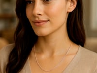 Classic Box Chain Necklace in 14K Rose Gold (0.45 mm) — product video