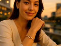 Mariner Link Bangle in 14K Yellow Gold (12.00 mm) — product video