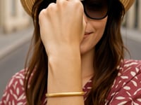 Stretch Mesh Bracelet in 14K Yellow Gold (5.40 mm) — product video