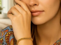 Petite Faceted Cuban Link Bracelet in 14K Yellow Gold (4.50 mm) — product video