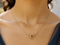 Love Knot Pendant Necklace in 14K Yellow Gold — product video