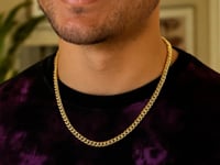 Semi-Solid Miami Cuban Chain in 14K Yellow Gold (4.50 mm, Box Clasp) — product video